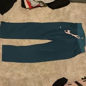Teal Figs scrub bottoms